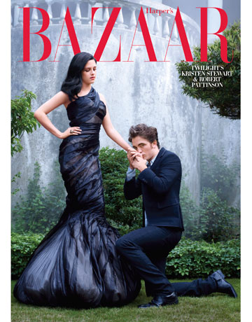 Robert Pattinson & Kristen Stewart get some coverage with Harper's Bazaar 